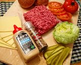 A picture of step 1 of Oh so simple burgers.