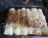 Foto del paso 4 de la receta: Crepe de pechuga de pollo, patatas, champiñón y queso