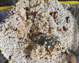 A picture of step 3 of Rajgira granola bar.