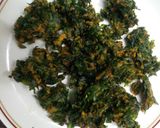 A picture of step 4 of Crispy Spinach(jain/regular).