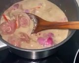 A picture of step 1 of Chinese Sausage In Coconut milk.