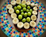 Foto del paso 3 de la receta: Bizcocho de vainilla y fruta (al microondas)