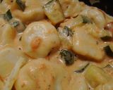 Házi gnocchi tejszínes-paradicsomos szósszal recept fázis 8 fotója