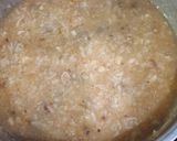 Hình bước làm 1 của món Cháo nấm, tempeh
