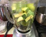 A picture of step 4 of Fake Guacamole Sonora Style.