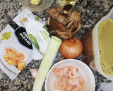 Foto del paso 1 de la receta: Risotto de setas y gambitas