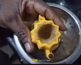 A picture of step 5 of Instant Choco Lava Modak.