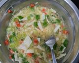 Foto langkah ke 2 dari resep Telur Sayur Kukus / Vegie Egg Steam.