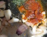 A picture of step 4 of Kadai paneer.