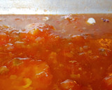 Foto del paso 4 de la receta: Merzluza, con calamar y pisto