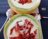 Foto del paso 6 de la receta Sopa fría de melón con crujiente de jamón en Moulinex Cuisine