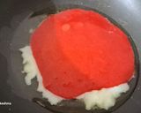 A picture of step 2 of Strawberry Burfi.