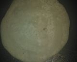 A picture of step 6 of Sarson ka saag,rice(white) atta roti.