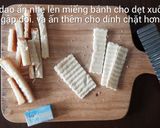 Hình bước làm 2 của món Sandwich bơ nướng