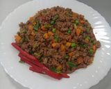 A picture of step 10 of Stewed minced meat/Kima. #Authormarathon.