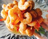 Hình bước làm 2 của món Tôm nõn - mực rim mặn ngọt cho bé