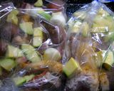 Foto del paso 3 de la receta: Faldita a la bolsa con verduras