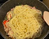 รูปขั้นตอนการทำที่ 7 ของ สปาเก็ตตี้ขี้เมาหมูเบค่อนกุ้ง Spaghetti Kee Mao Pork Bacon Shrimp