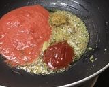 A picture of step 8 of Veg frankie.