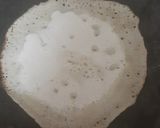 A picture of step 2 of Appam Kerala style with Coconut Chutney.