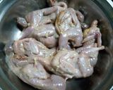 Hình bước làm 2 của món CHIM CÚT CHIÊN BƠ, XÔI TRẮNG