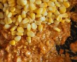 A picture of step 6 of Sweet corn curry.