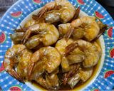 Foto langkah ke 5 dari resep Udang Masak Kecap Inggris.