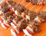 A picture of step 4 of Tsire Skewers.