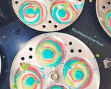 A picture of step 8 of Designer Colourful idli.