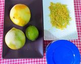 Foto del paso 1 de la receta: Helado extra cremoso de limón con toque de lima verde y azahar