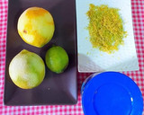 Foto del paso 1 de la receta: Helado extra cremoso de limón con toque de lima verde y azahar