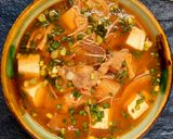 Hình bước làm 4 của món Canh kim chi sườn non