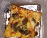 Foto langkah ke 6 dari resep Roti tawar pizza teflon.