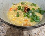 A picture of step 6 of Instant pot Asian style corn soup.
