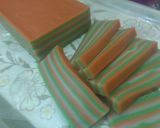 Foto langkah ke 9 dari resep Kue Lapis Tepung Beras.