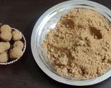 A picture of step 2 of Groundnut laddu.