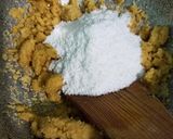 बेसन ची बर्फी (besan barfi recipe in marathi) रेसिपी स्टेप 2 फोटो 