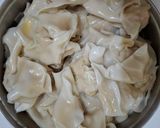 Foto langkah ke 3 dari resep Pangsit Kuah Homemade (Chicken Wonton Soup).