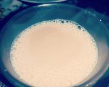 A picture of step 4 of Shakar ki chaye (tea).
