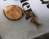 Une image de l'étape 1 de Figues au chèvre, miel et lard fumé.