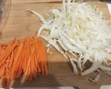 A picture of step 1 of Bala-Bala / Indonesian Vegetable Fritters.