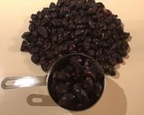 A picture of step 1 of California Farm Dried Rose Hip Jam.