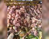 Foto langkah ke 5 dari resep Oseng cumi dan ikan asin klotok cabe ijo.