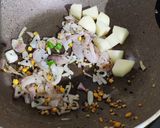 A picture of step 2 of Lemon Rice 😍.