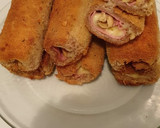 Foto del paso 5 de la receta: Canutillos de pollo con pavo y queso