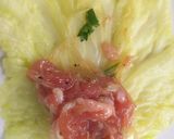 รูปขั้นตอนการทำที่ 4 ของ ผักกาดสอดไส้หมูสับ