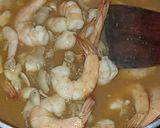 Foto langkah ke 4 dari resep Tumis Udang Telur Ayam.