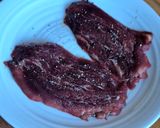 Une image de l'étape 1 de Bavettes d'aloyau sauce cremeuse au fromage saint agur🫠.