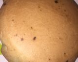 A picture of step 3 of Tres leches (milk cake).