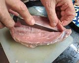 Foto del paso 1 de la receta: Arrollado de cerdo con salsa de cerveza